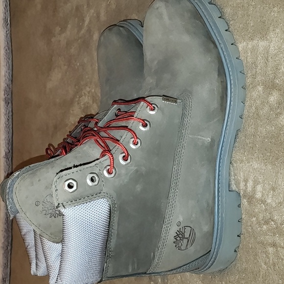 Timberland NYC 8 Inch Boots Men's Size 10 All Grey Suede Colorway Only  tried on - Picture 2 of 6
